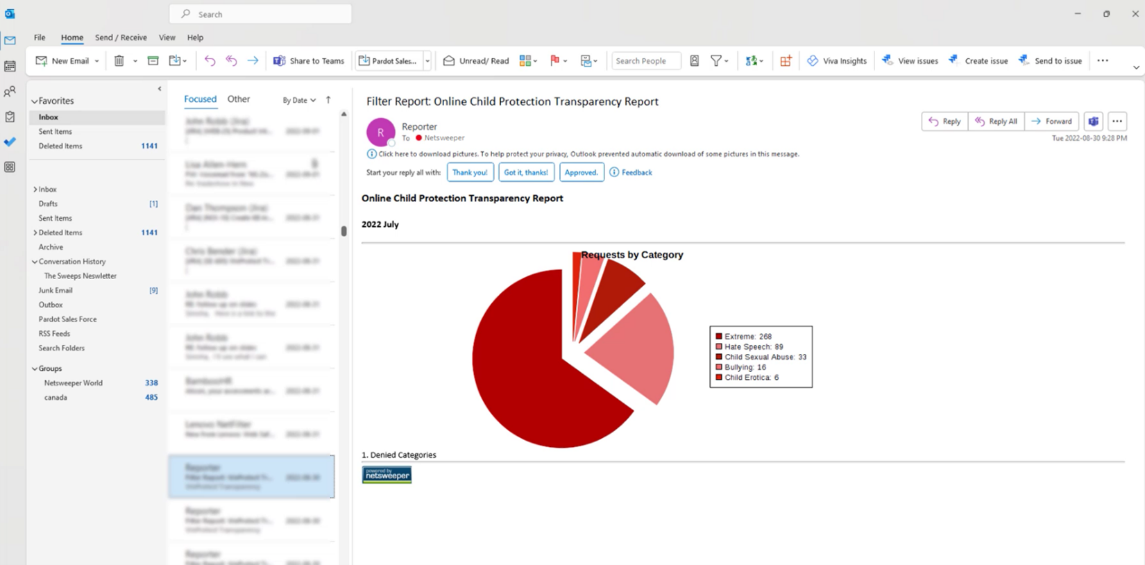 Online Child Protection Transparency Report
